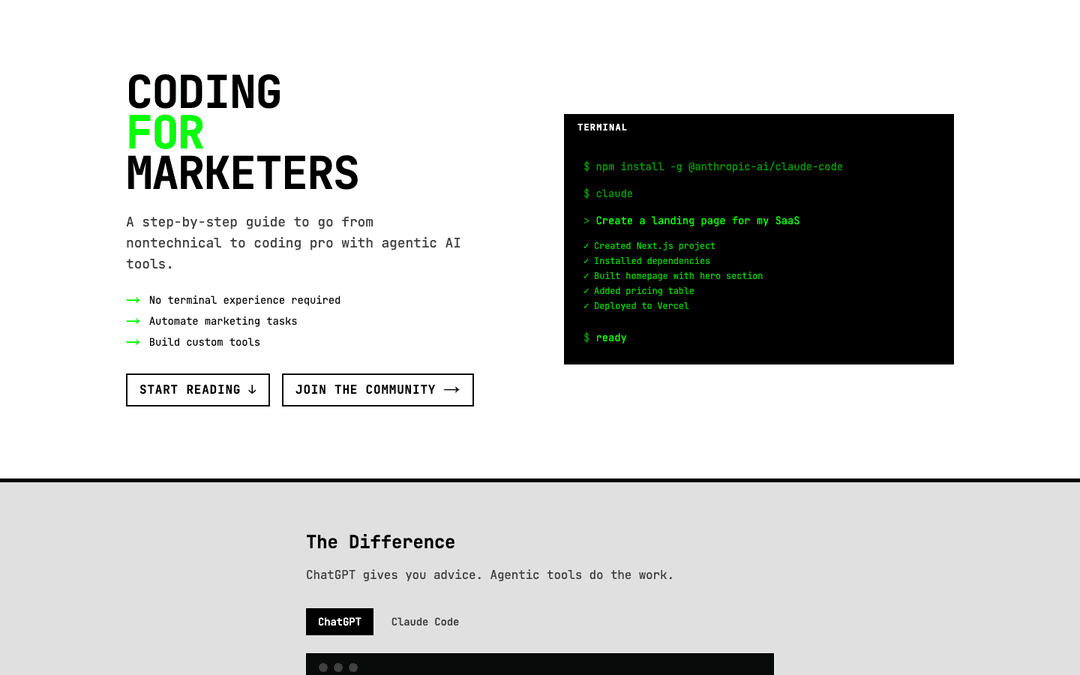 Coding for Marketers